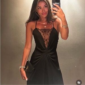 Zara long Lace Dress